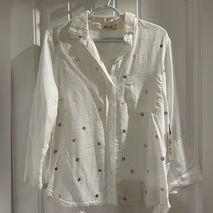 NWT Bella Dahl button up, Size XS